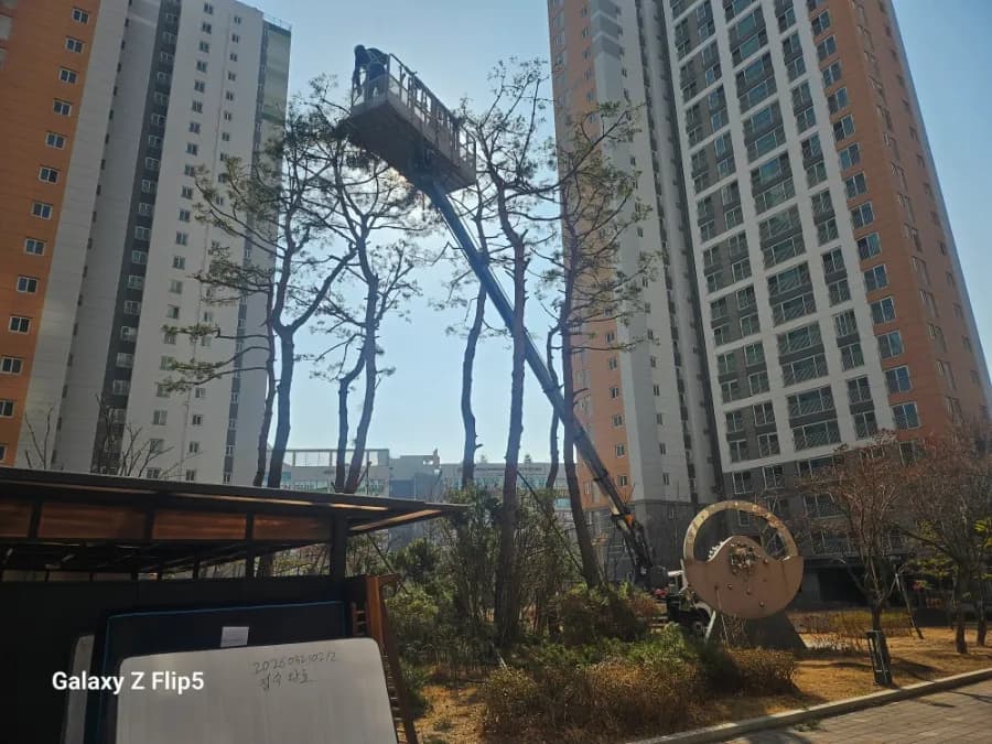 청주 간판 작업 현장 4