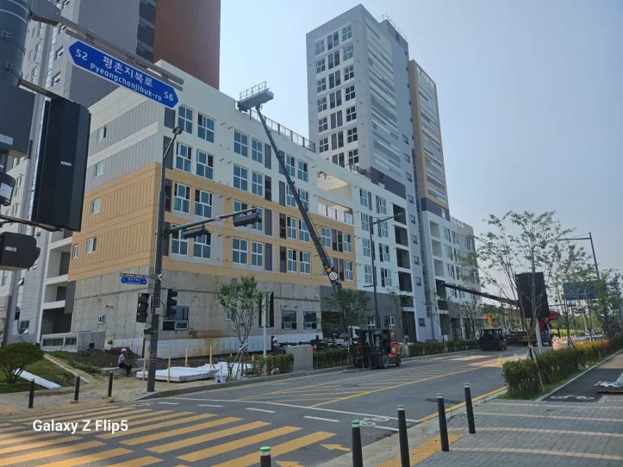 청주 물홈통·실리콘 현장