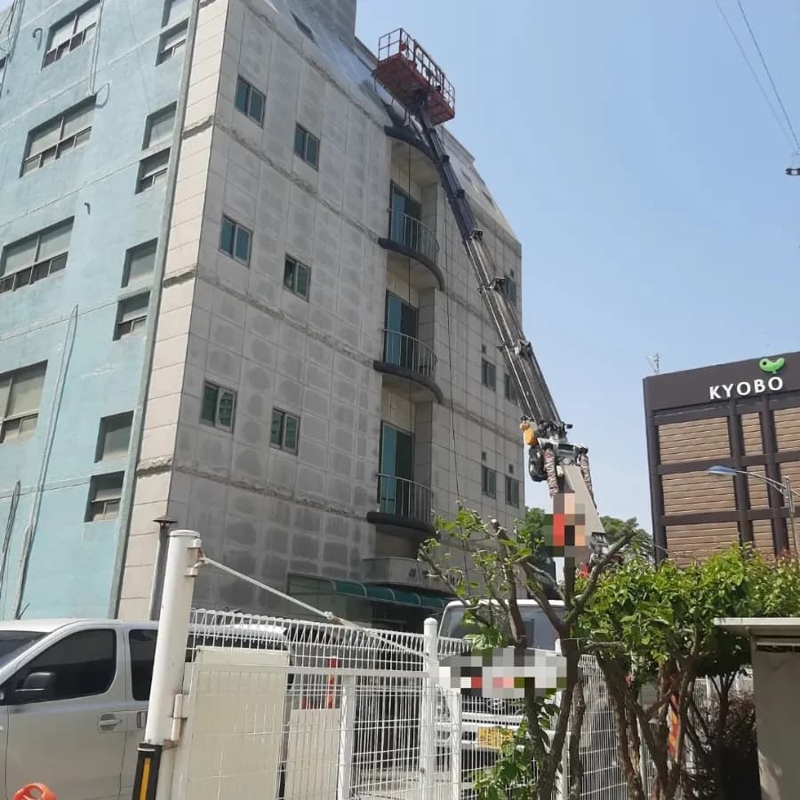 증평 간판 작업 현장 2