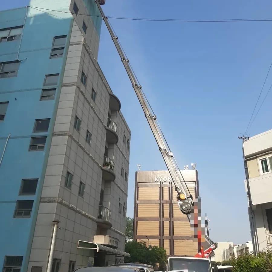 증평 간판 작업 현장 5