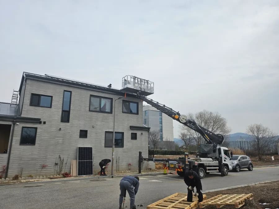 청주 간판 작업 현장 4