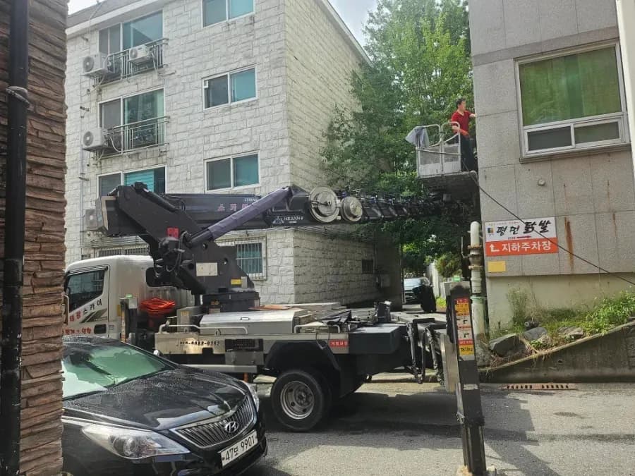 청주 물홈통·실리콘 현장 5